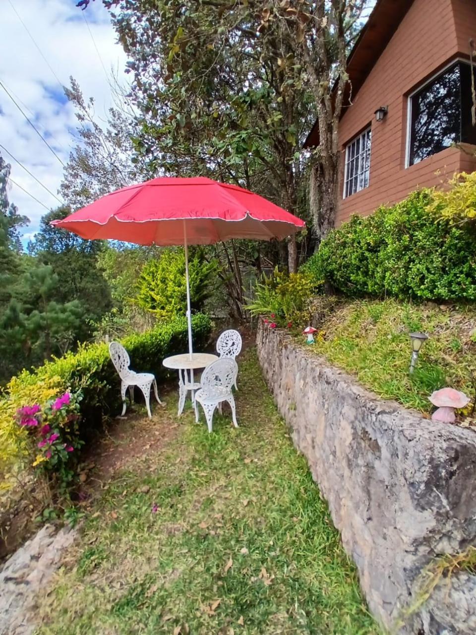 Cabana Con Banera Y Chimeneas En Puesta De Sol El Pacifico Bagian luar foto