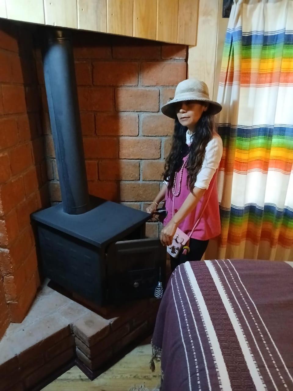 Cabana Con Banera Y Chimeneas En Puesta De Sol El Pacifico Bagian luar foto