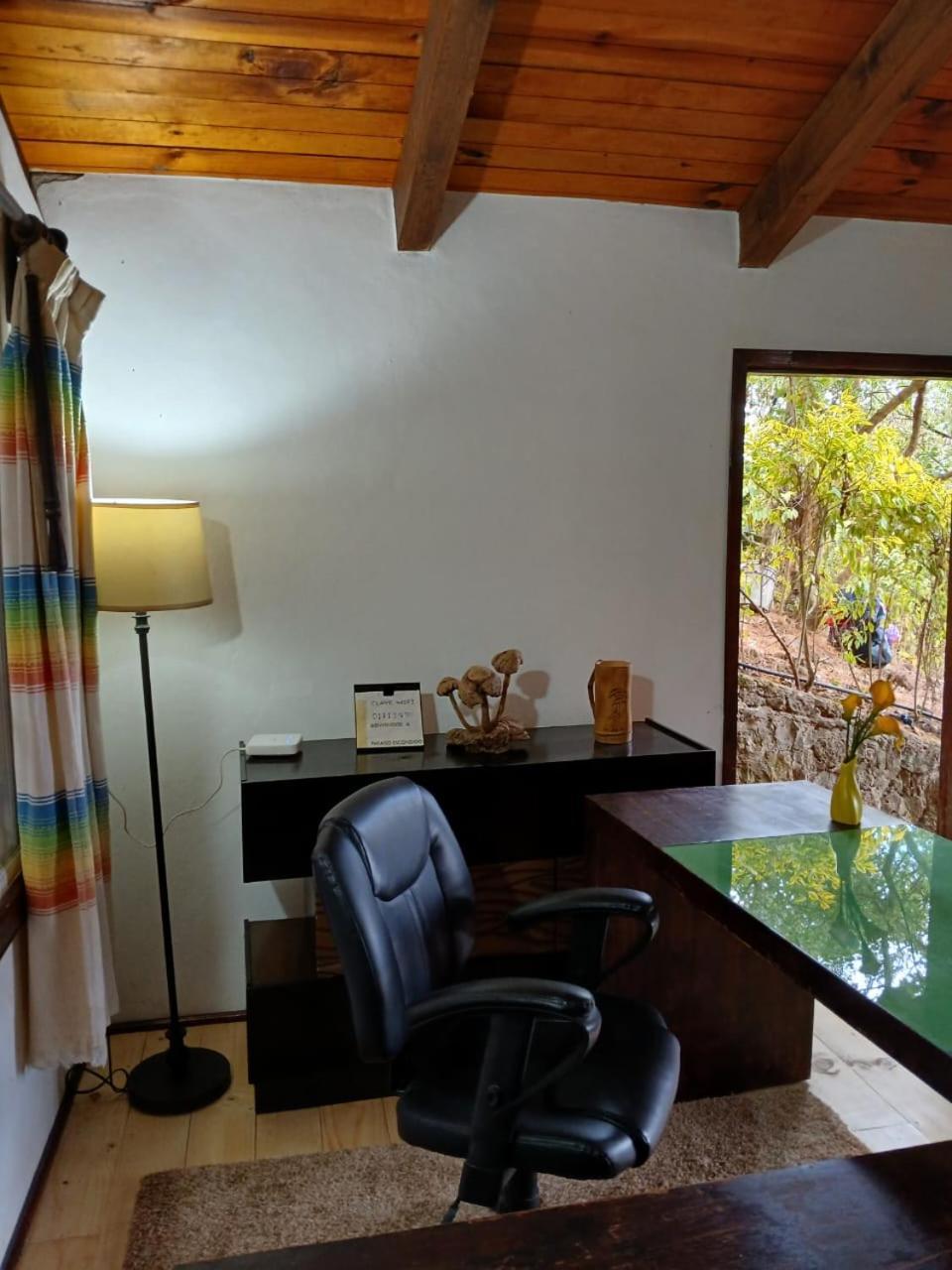 Cabana Con Banera Y Chimeneas En Puesta De Sol El Pacifico Bagian luar foto